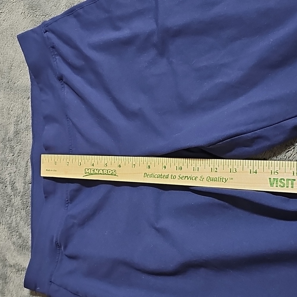 Zenergy By Chicos Athleisure Pull On Pants Elastic Waist Blue Size 2 US L - Picture 4 of 9